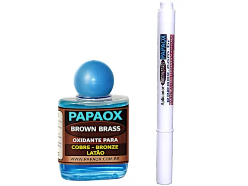 Oxidante Caramelo ao Marrom para cobre bronze latão com Aplicador