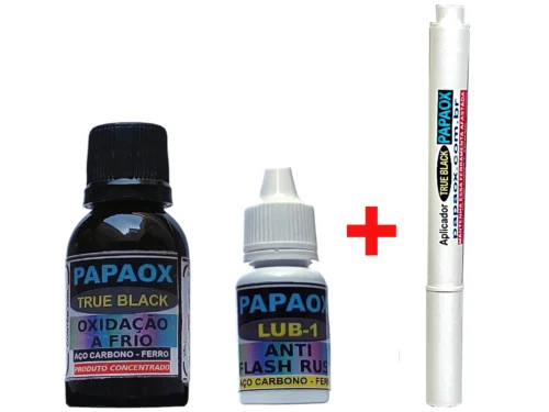 Oxidação Negra a Frio TRUE BLACK + Aplicador - Rende até 350ml